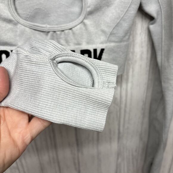 Womens Size S Gymshark Long Sleeve Crop EUC - Picture 4 of 4